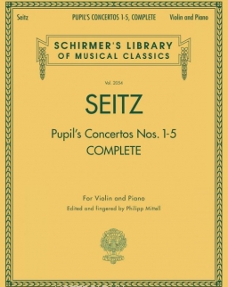 Friedrich Seitz: Tanulókoncertek 1-5  (hegedűre zongorakísérettel)