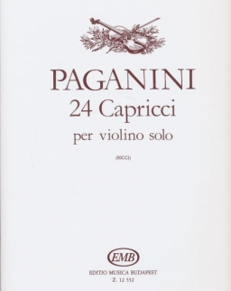 Niccoló Paganini: 24 Capricci (hegedű szóló)