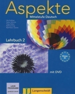 Aspekte 2 Lehrbuch mit DVD - Mittelstufe Deutsch Niveau B2
