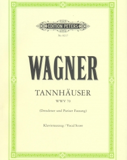 Richard Wagner: Tannhäuser - zongorakivonat (német)