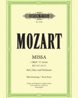 Wolfgang Amadeus Mozart: Missa c-moll - zongorakivonat