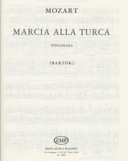 Wolfgang Amadeus Mozart: Török induló - Marcia alla Turca