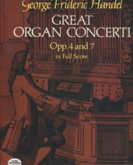 Georg Friedrich Händel: Great Organ Concerti opp 4 & 7. - partitúra