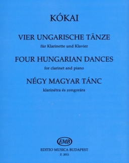 Kókai Rezső: Négy magyar tánc klarinétra, zongorakísérettel