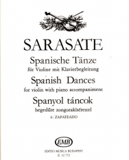 Pablo Sarasate: Spanyol táncok 6. Zapateado - hegedűre, zongorakísérettel