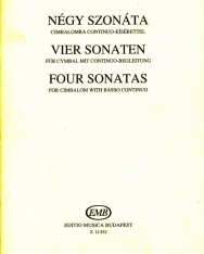 Négy szonáta cimbalomra, continuo kísérettel