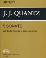 Johann Joachim Quantz: 5 Sonate per flauto traverso (Urtext)