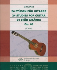 Mauro Giuliani: 24 etűd gitárra op. 48