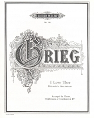 Edvard Grieg: I Love Thee - kürtre, zongorakísérettel