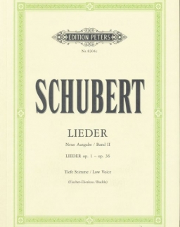 Franz Schubert: Lieder II. tiefe (neue Ausgabe)