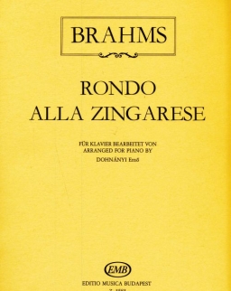 Johannes Brahms: Rondo alla zingarese - zongora