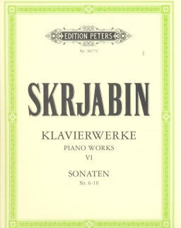 Alexander Scriabin: Klavierwerke 6. - Sonaten 6-10 (Urtext)