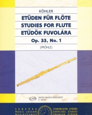 Ernesto Köhler: Etűdök fuvolára op. 33.  1.