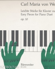 Carl Maria von Weber: Leichte Stücke für Klavier op. 10 (4 kezes)