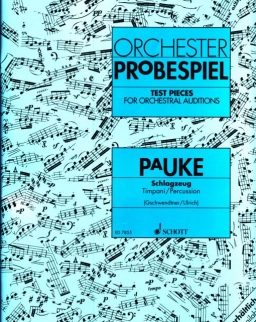 Orchester Probespiel - Pauke, Timpani, Percussion