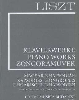 Liszt Ferenc: Magyar Rhapsodiák (Supplement 8.) fűzve