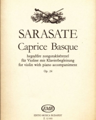 Pablo Sarasate: Caprice Basque - hegedűre, zongorakísérettel
