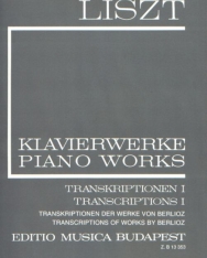 Liszt Ferenc: Transkriptionen 1. (fűzött)