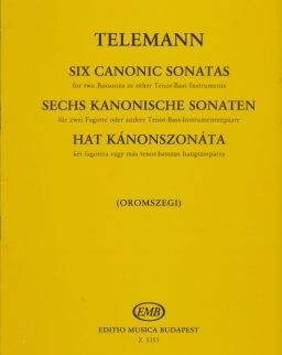 Georg Philipp Telemann: Hat kánonszonáta 2 fagottra