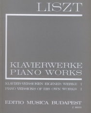 Liszt Ferenc: Klavier-versionen 1. (fűzve)