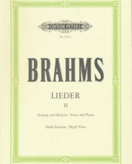 Johannes Brahms: Lieder II. hohe