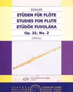 Ernesto Köhler: Etűdök fuvolára op. 33.  2.