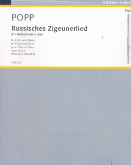 Wilhelm Popp: Russisches Zigeunerlied - fuvolára, zongorakísérettel