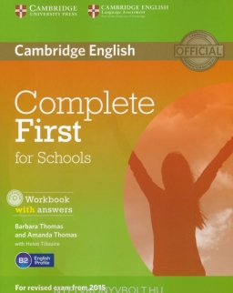 Complete First for Schools Workook with Answers & Audio CD