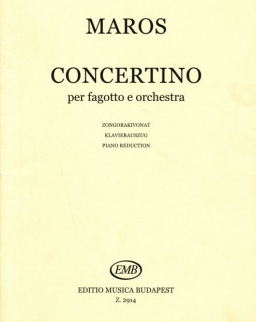 Maros Rudolf: Concertino fagottra, zongorakísérettel