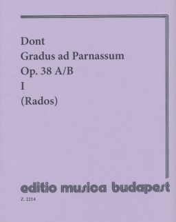 Jakob Dont: Gradus ad Parnassum op. 38/ 1.