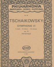 Pyotr Ilyich Tchaikovsky: Symphony No. 6. - kispartitúra
