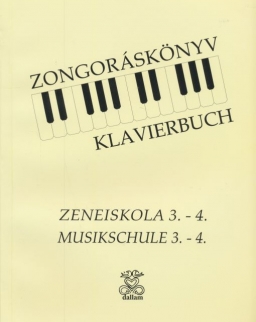 Zongoráskönyv 3-4.