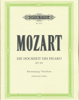 Wolfgang Amadeus Mozart: Le nozze di Figaro - zongorakivonat (német, olasz)