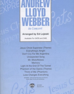 Andrew Lloyd Webber in Concert - Híres musical-számok kórusátirata SATB, SAB