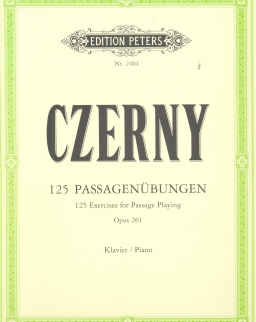 Carl Czerny: 125 Passagenübungen op. 261
