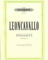 Leoncavallo: Pagliacci (Bajazzók) - zongorakivonat (német, olasz)