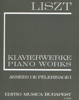 Liszt Ferenc: Années de Pelerinage 1. (fűzött)