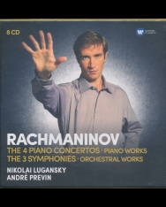Sergei Rachmaninov: 4 Piano concertos, 3 Symphonies, Piano Works, Orchestral Works - 8 CD