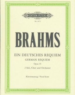 Johannes Brahms: Ein deutsches Requiem - zongorakivonat