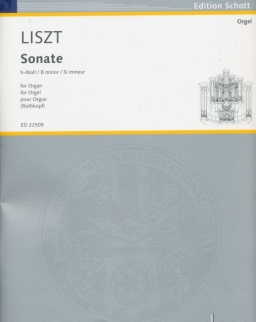 Liszt Ferenc: Sonate h-moll - orgonára
