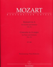 Wolfgang Amadeus Mozart: Concerto for Piano K. 488  (2 zongorára)
