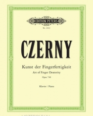 Carl Czerny: Die Kunst der Fingerfertigkeit (A kézügyesség művészete) op. 740