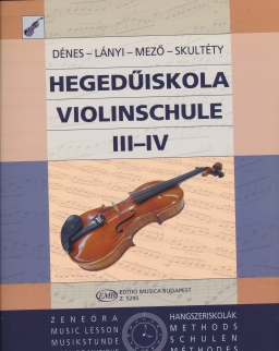Dénes-Kállay-Lányi-Mező: Hegedűiskola 3-4.