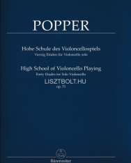 David Popper: Hohe schule op. 73 - csellóra