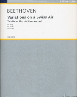 Ludwig van Beethoven: Variations on a Swiss Air - hárfára