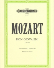 Wolfgang Amadeus Mozart: Don Giovanni zongorakivonat (német,olasz)