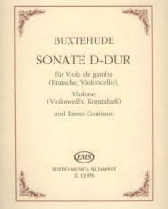 Dietrich Buxtehude: Szonáta D-dúr viola da gamba/cselló/brácsa és cselló/nagybőgő + Basso continuo