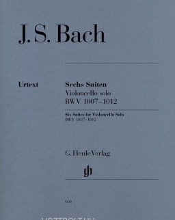 Johann Sebastian Bach: 6 suites for violoncello solo (BWV 1007-1012)