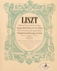 Liszt Ferenc: Válogatott darabok 4 fuvolára - partitúra és szólamok