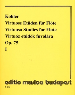 Ernesto Köhler: Virtuóz etűdök fuvolára op. 75.  1.